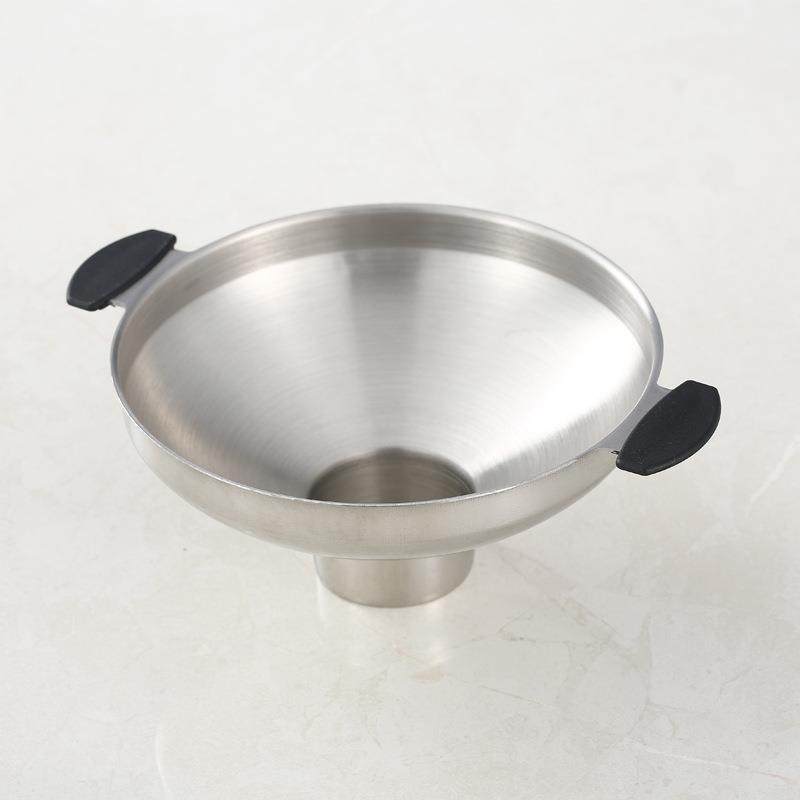 商用厨房用品加厚304不锈钢双耳大口漏斗,收纳整理,整理架/置物架/收纳架,淘宝优惠券,粉丝福利购,淘宝优惠卷