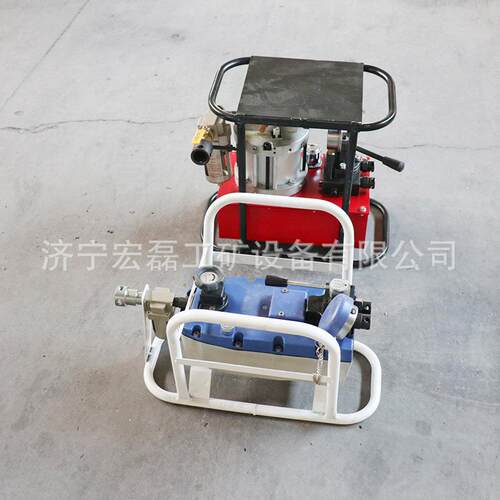 矿用锚索张拉机具MQ22--250/63气动张拉千斤顶铁泵矿用退锚器现货