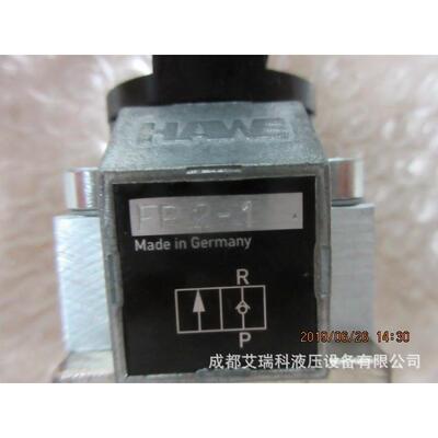 德国HAWE哈威FR2-1-1/4按钮式换向阀 供船上液压系统用