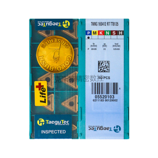 韩国特固克 Taegutec数控刀片 TNMG160412-RT TT8125 加工钢件