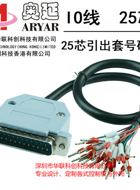 厂家直销 广州数控DB25孔接头 DA98A伺服驱动器CN1线 广数信号线