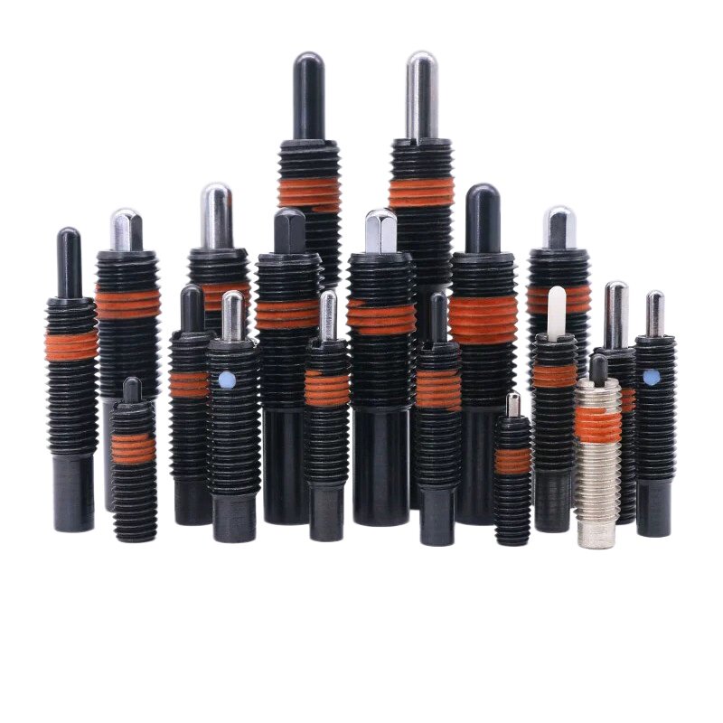 弹簧柱塞 弹簧定位销 顶丝缓冲器PJH M3M4M5M6M8M10M12PJX现货
