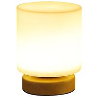 Nordic solid wood decorative usb table lamp, bedroom bedside lamp, study, homestay led night light, creative atmosphere light, wabi-sabi thumbnail 7