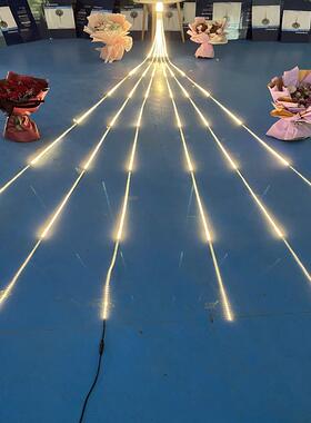 16LED跑马单色流水灯带追逐流动流星工程防水闪烁楼梯招牌亮化条