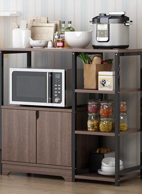 厨房物架落地多层53522架厨具置微收纳架家用碗烤柜箱波炉架子