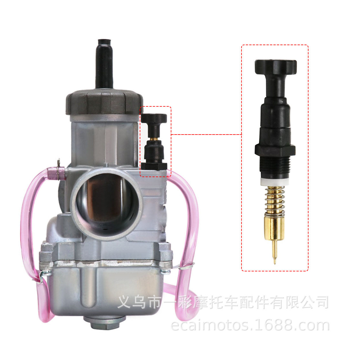 摩托车改装配件KEI PJ34 36 38mm化油器启动风门CR250R怠速调节器