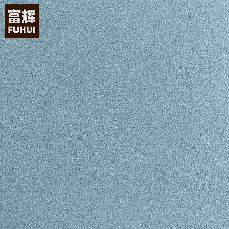 轻奢蓝色皮革纹理装饰膜展柜家具翻新贴纸自粘墙纸壁纸皮纹贴饰