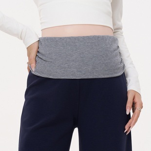 君心孕妇裤子不勒肚子冬季外穿小个子高级感洋气加绒阔腿裤