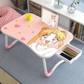 床上书桌电脑桌宿舍简易折叠桌卧室简约学生学习小桌子懒人写字桌