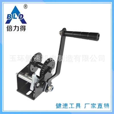手动手摇绞盘 绞车 葫芦拖车500磅(lbs) 空架 KS-500