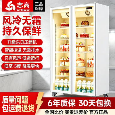 志高一级能效风冷无霜自动回弹门
