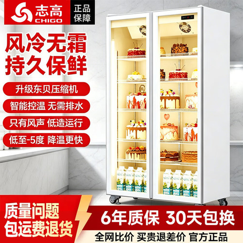 志高一级能效风冷无霜自动回弹门