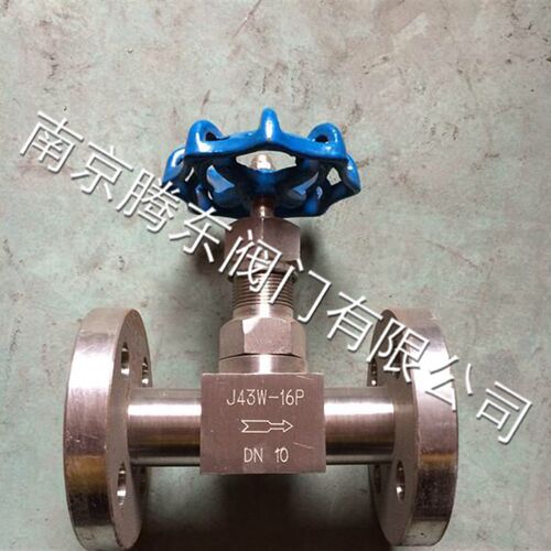 不锈钢法兰针型阀FM碳钢针型阀 高压针型阀J23W-160P J43W-160P