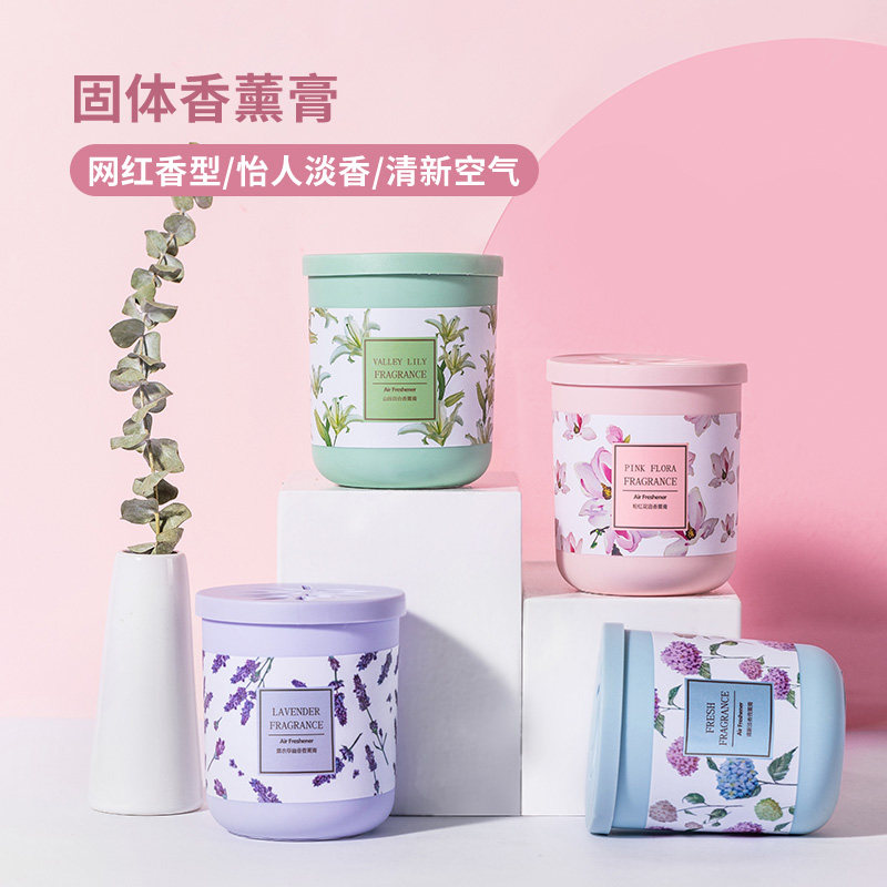 MINISO名创优品车载香薰膏卫生间清香固体香膏厕所香氛去除异味图片