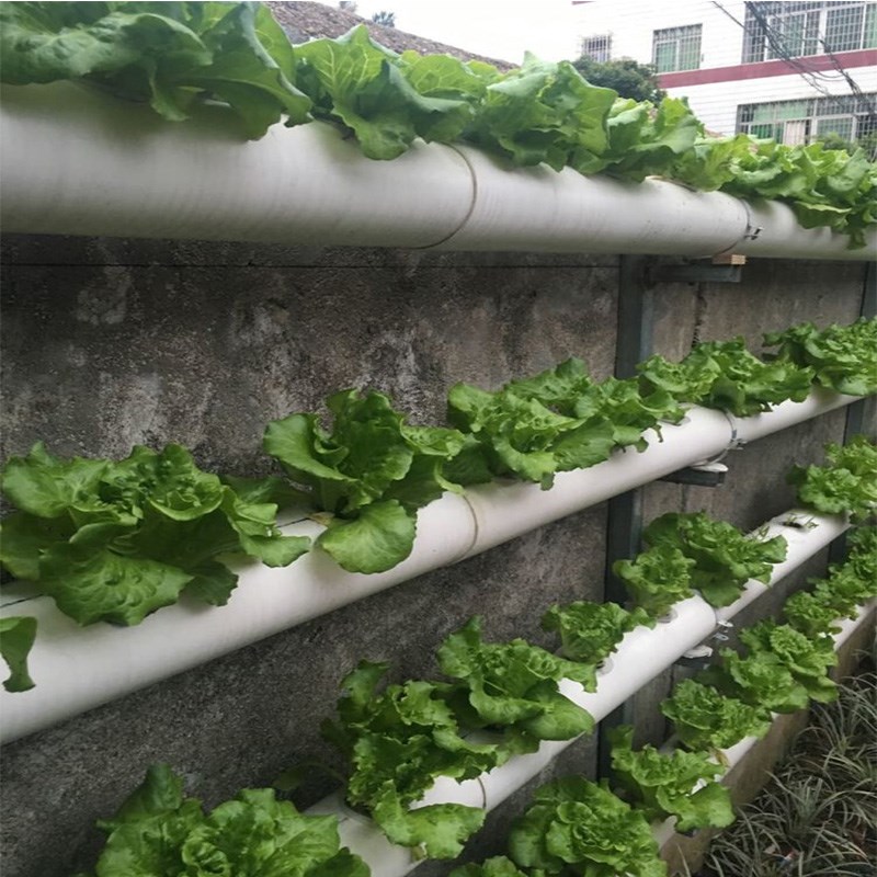 水培管道PVC水管直径110直接变径管帽弯头三通种植机配件无土栽培