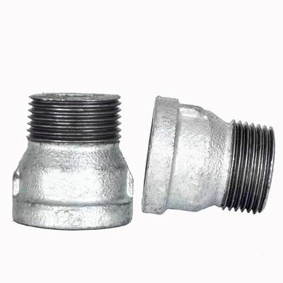 镀锌玛钢内外丝直接 内外牙螺纹管箍管古接头4分6分1寸DN15 20 25