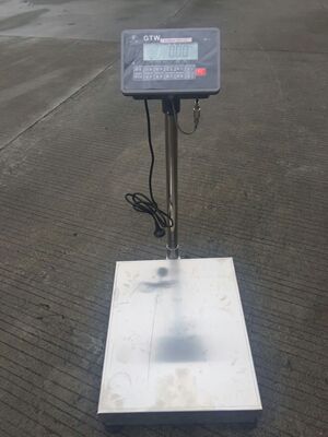 上海英展全不锈钢电子秤防水台秤AWH-TW-FSB300kg150kg75化工秤