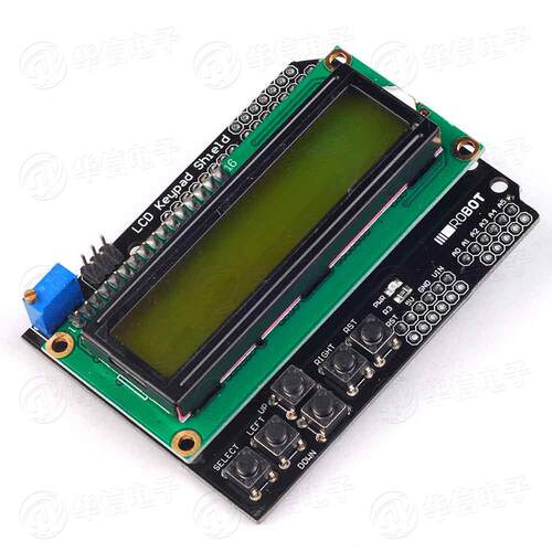 LCD1602字符液晶屏输入输出扩展板LCD显示屏Keypad Shield