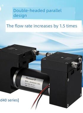 Ad40Dc12/24Phv气体取样边缘真空直流实验室小型隔膜泵