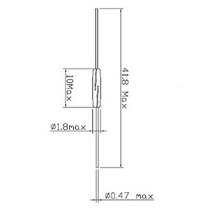 MKA10110 进口原装干簧管 1.8*10MM  常开型 磁控磁性 磁感应开关