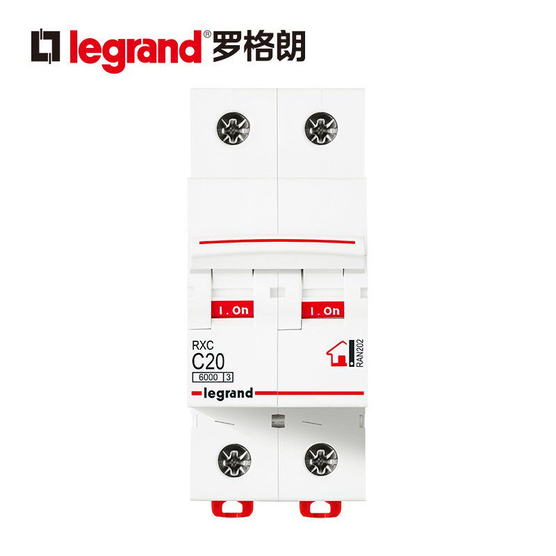罗格朗空气开关1P+N断路器2P总开保护器家用3P4P63a短路保护