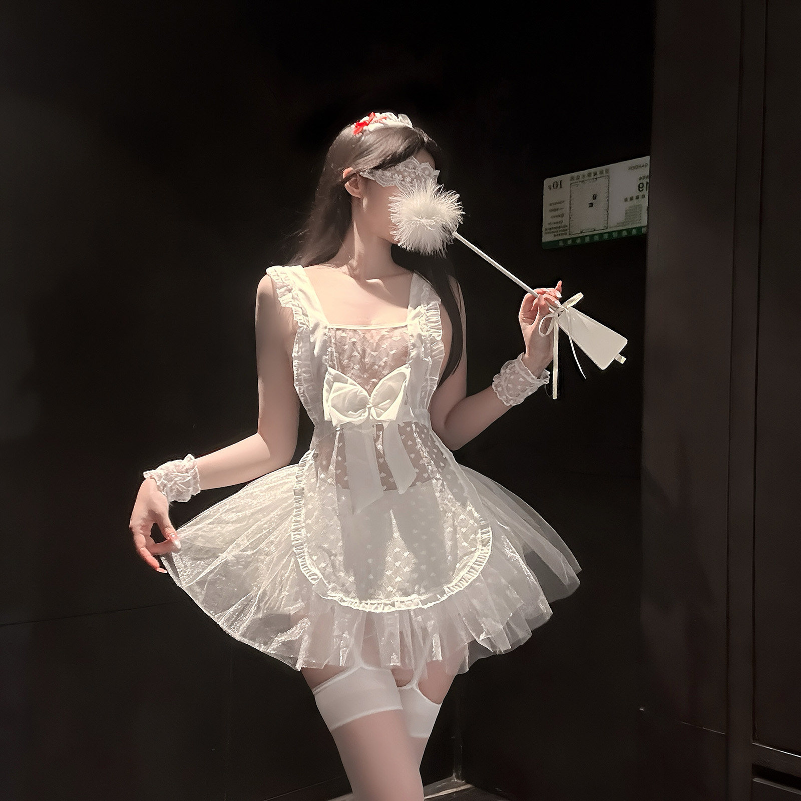 女士性感暴露内衣免脱透明晴趣睡衣床上纯欲诱惑镂空情侣火辣制服