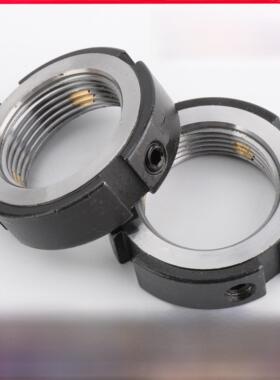 精密锁紧螺母丝杆径向止退防松R型防滑螺帽圆形M15M20M25x1.0*1.5