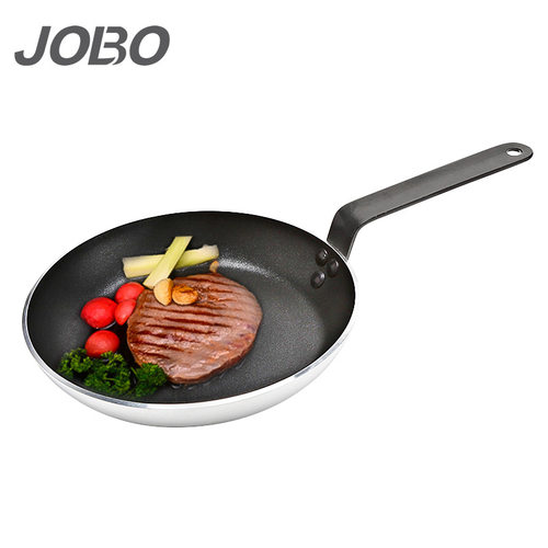 巨博（JOBO）不粘锅商用大号煎饼锅牛排煎锅铝制电磁炉平底锅
