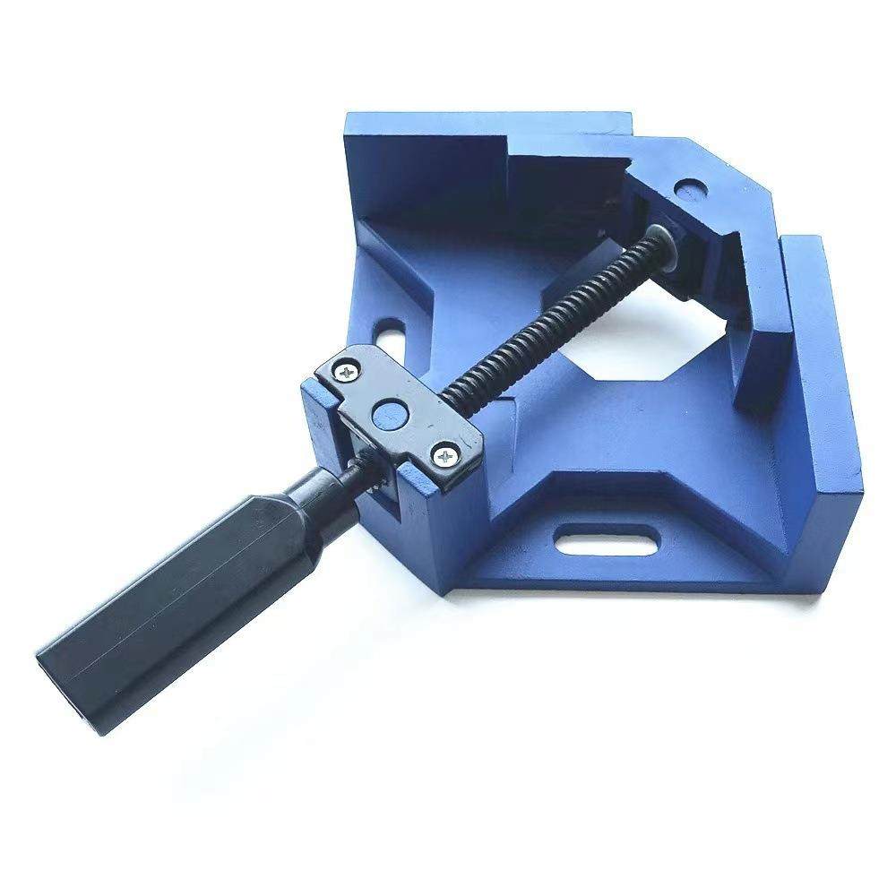 90度直角固定夹蓝色单手柄快速定位夹焊接固定加紧器铝合金直角夹,五金/工具,尖嘴钳,淘宝优惠券,粉丝福利购,淘宝优惠卷