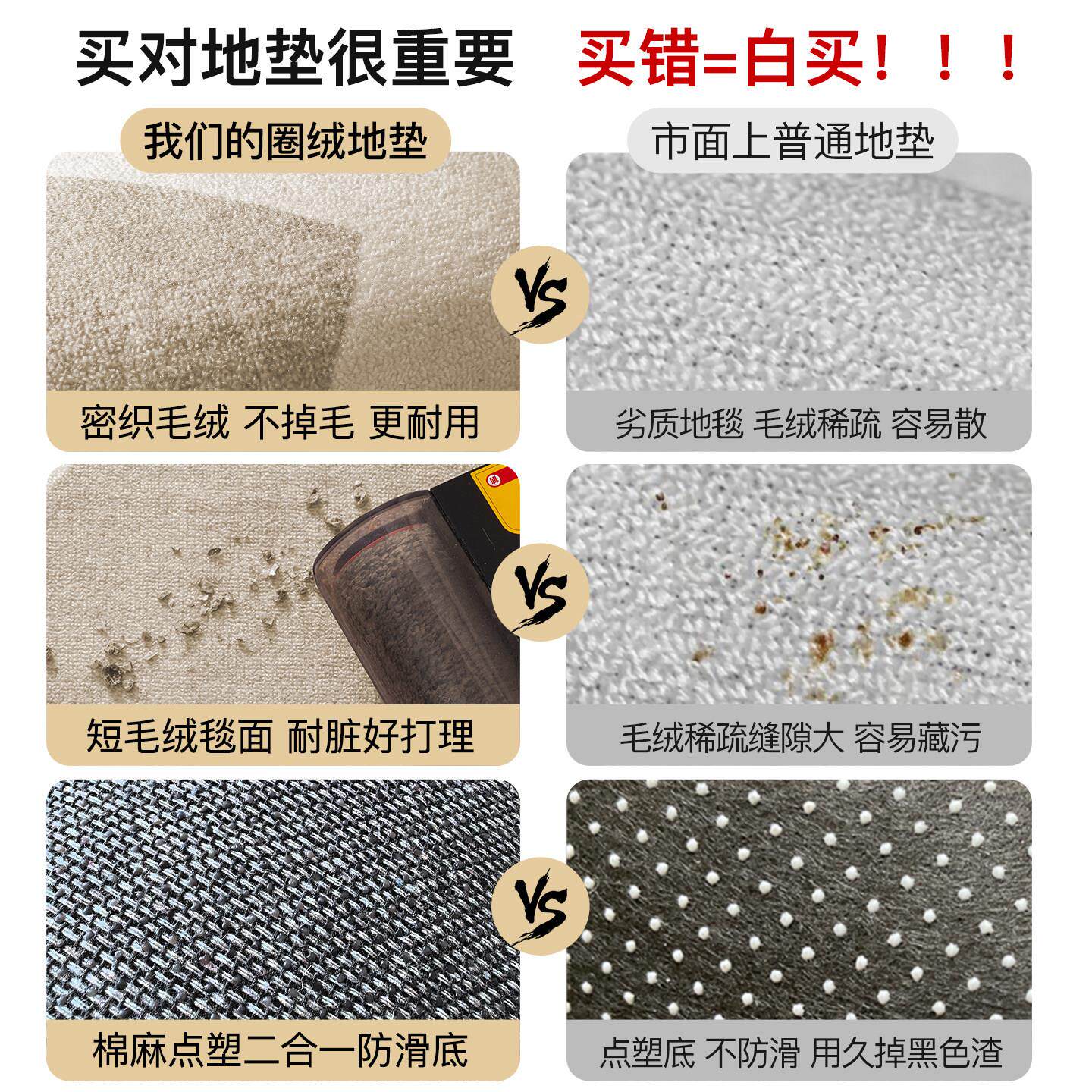 法感式古卧室床边毯地地毯床下主卧房FYXL-CBT间家用高级防复滑防