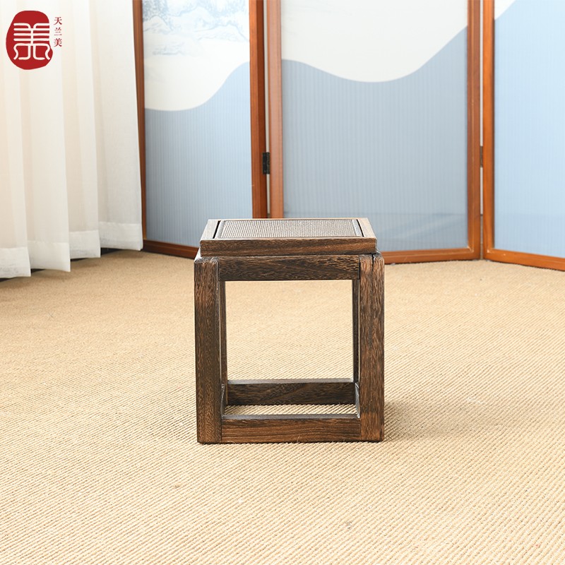 实木方凳中式茶凳换鞋凳餐桌矮凳创意客厅茶几小板凳沙发凳子家用