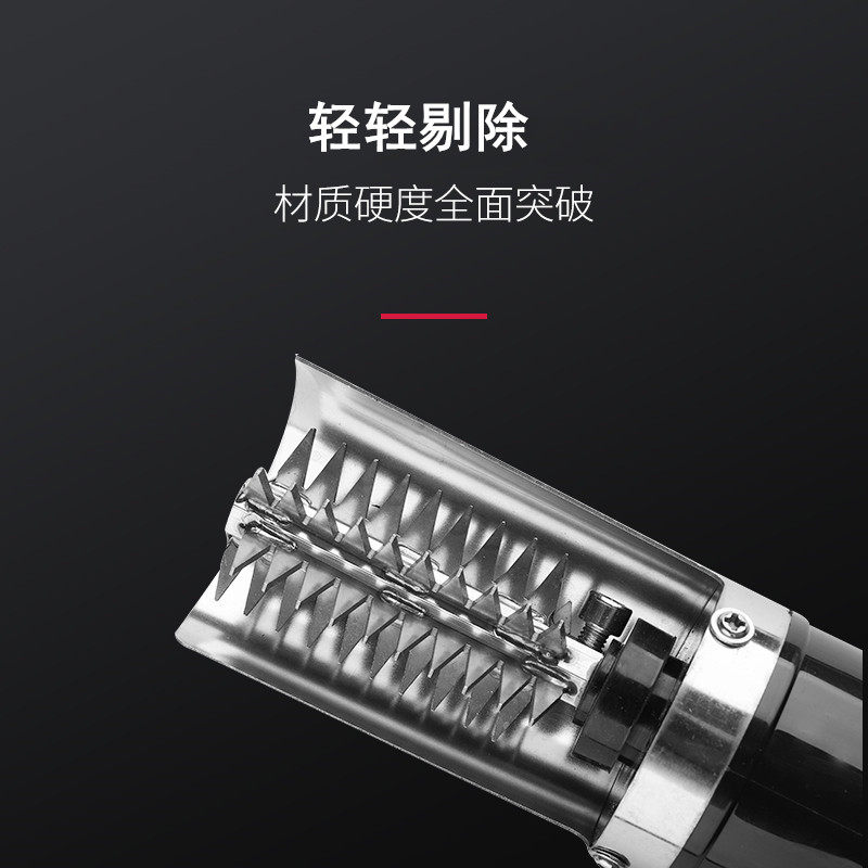 商用电动刮鱼鳞机六面刀自动刮鳞器 渔老大鱼鳞刨有线款