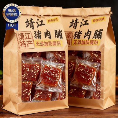 靖江手撕猪肉脯儿童0添加小袋装
