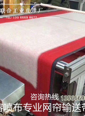 熔喷布无纺输送机口罩现货网帘消毒网带流水线耐高温成型PET聚酯