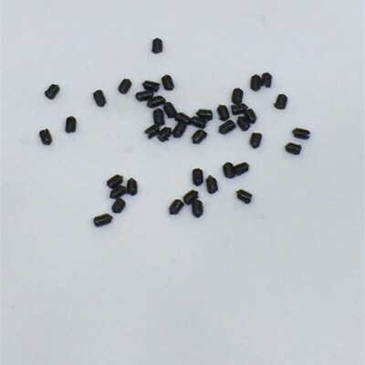 GB73发黑一字平端紧定螺丝开槽顶丝m2m2.5m3一字无头螺丝机米螺丝