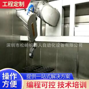 松崎自动喷涂机、非标喷涂机、五轴两盘自动喷漆机、不锈钢水帘柜