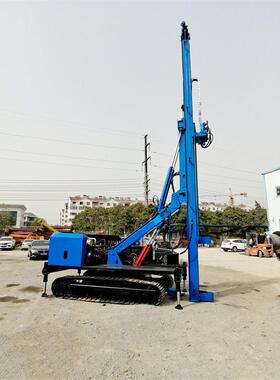 探臂多角度履带打桩机水平钻孔护坡钻机钻深7米举高钻机