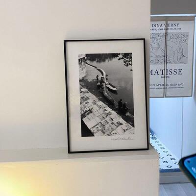 Willy Ronis 维利罗尼经典黑白摄影装饰画复古怀旧卧室餐厅壁挂画