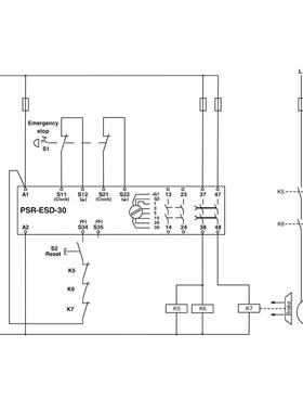 Phoenix 菲尼克斯-安全继电器-PSR-SCP- 24DC/ESD/4X1/30-2981800