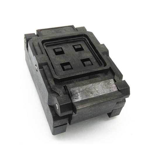 HMILU厂家现货EMCP221翻盖弹片老化座0.5mm芯片读写 BGA221编程座