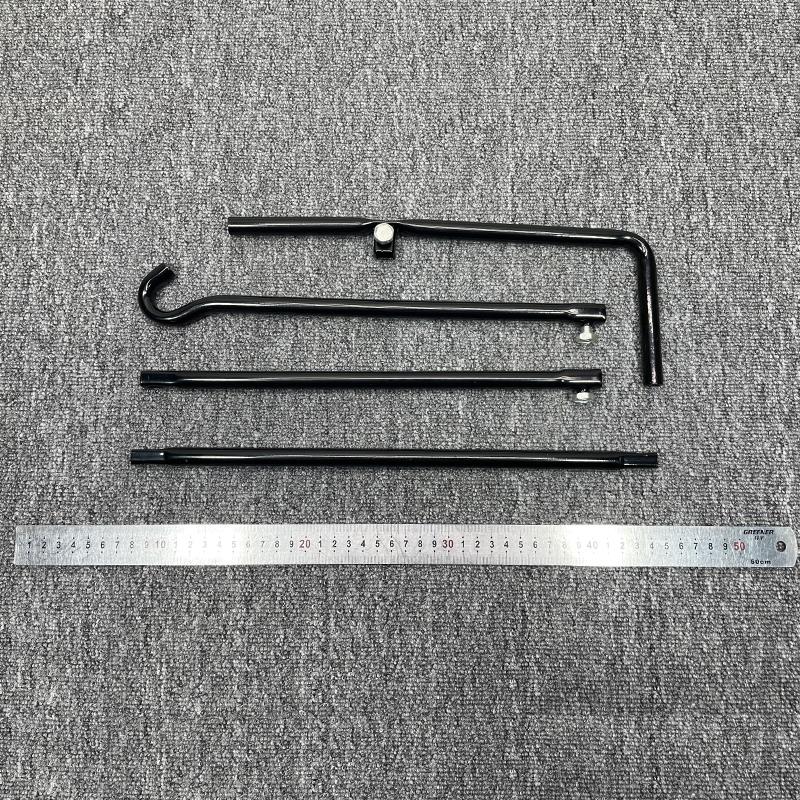 霸道普拉多LC120卸备胎工具LC150卸车底备胎备胎摇杆千斤顶摇把