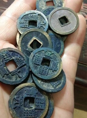 唐代开元通宝真品古铜钱镇宅招财收藏钥匙扣时来运转
