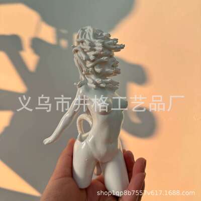 跨境新品Medusa statue美杜莎雕像摆件，家居装饰艺术品摆件