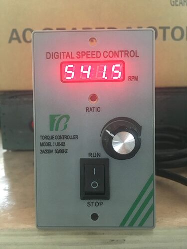台松6W-250W数显调速器220VAC/UX-52齿轮减速电机马达调速面板