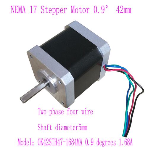 NEMA 17 Stepper Motor 0.9 42mm OK42STH47-1684MA 0.44Nm