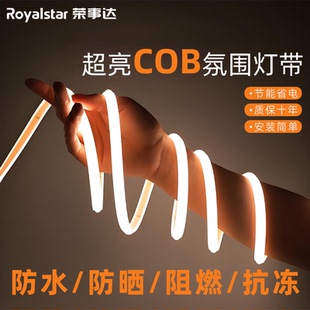 荣事达cob灯带新型led灯条超亮220v户外防水照明高压氛围2026年款