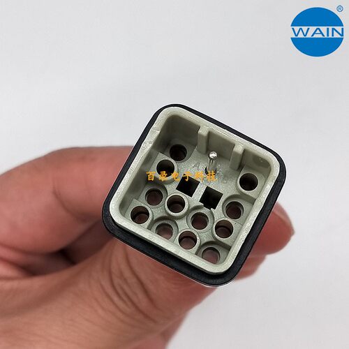 WAIN重载连接器唯恩航空插头 HQ-012/0-MC 12芯公插 哈丁HARTING