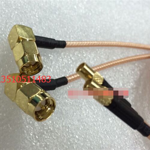 高频RG316信号SMA/MMCX-JKW同轴线 射频SMA公弯转MMCX母网桥跳线