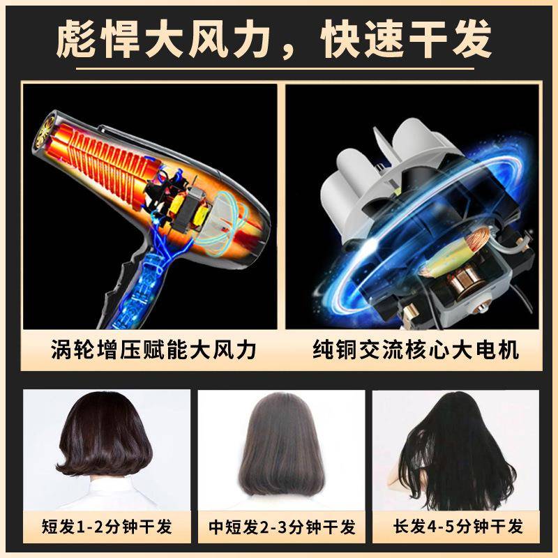 优士电吹风机家用大功率不伤发理发店发型师发廊专用护发速干风筒