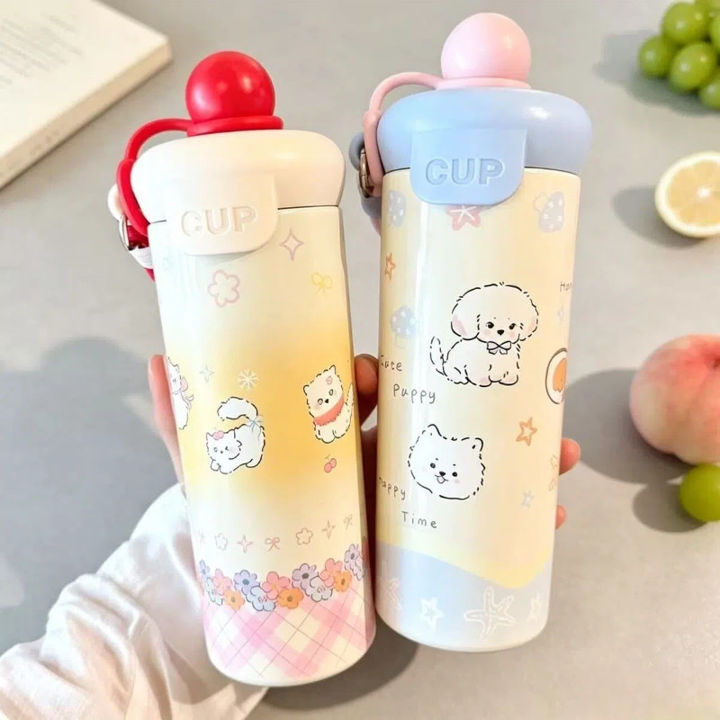 熊贝家！不锈钢浮球保温杯630ml